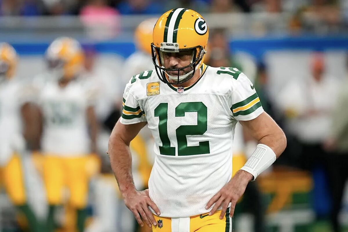 Aaron Rodgers’ Packers continue free fall after loss to Lions