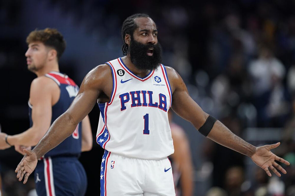 James Harden to miss one month for the Sixers with a foot injury